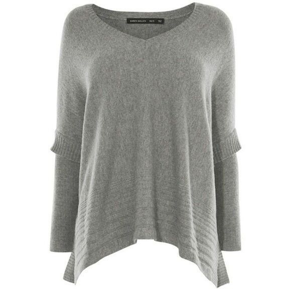 Karen Millen Wool Blend Poncho Sweater XS/S - Picture 1 of 11